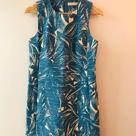 Tory Burch Palm Leaf Shift Dress HW9729 - Picture 3 of 7